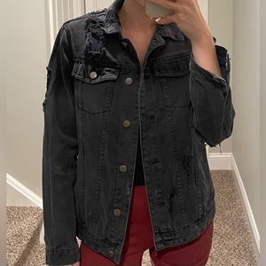Distressed Jean Jacket